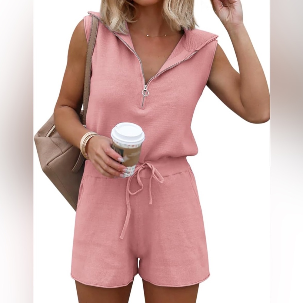 Yousify Women's Casual Sleeveless Short Rompers